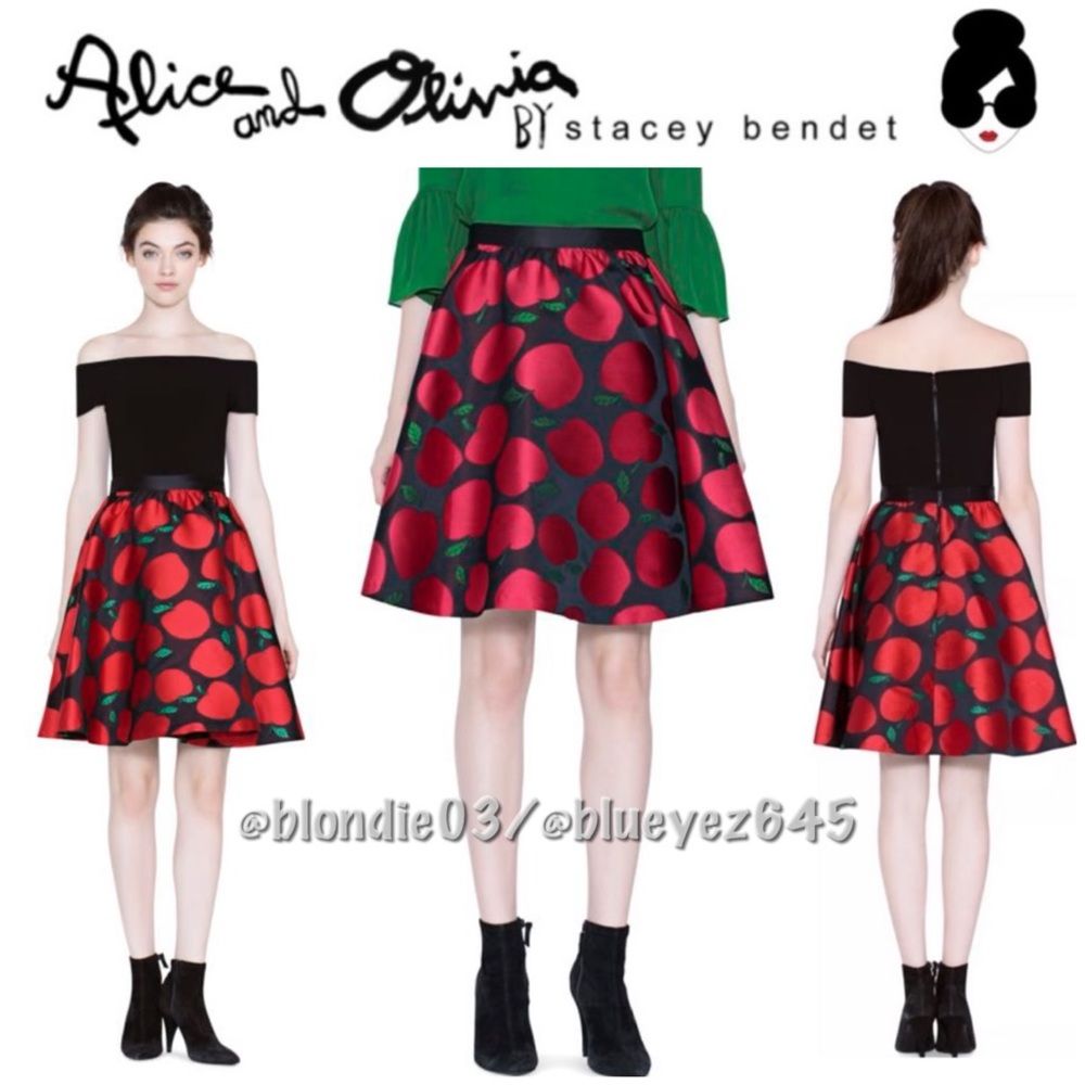 Alice + Olivia Snow White Collection Apple Skirt 2